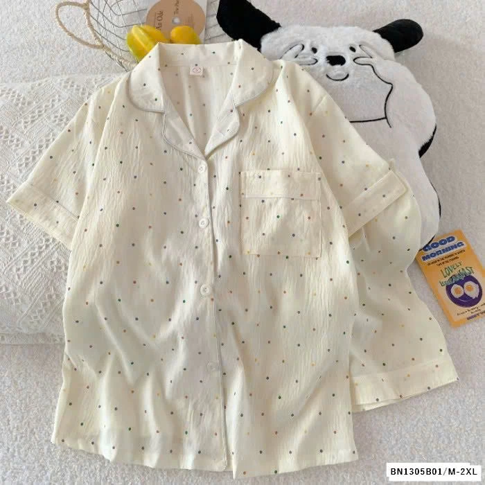 BST PIZAMA CỘC TAY DỄ THƯƠNG