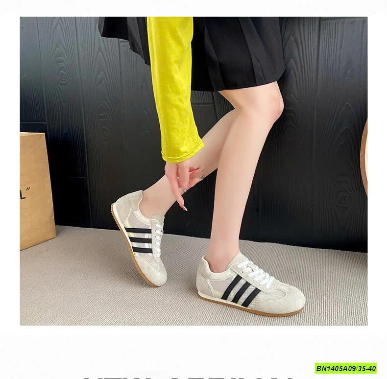 GIÀY THỂ THAO THÔNG HƠI 3 SỌC NỮ