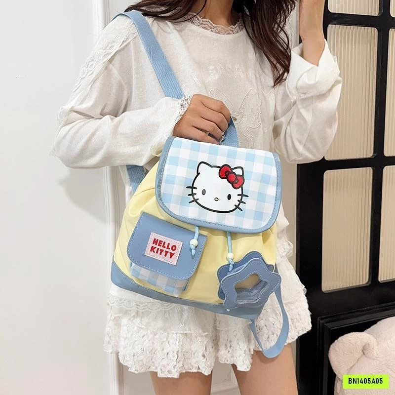 BALO KITTY XANH MINI