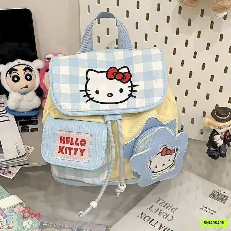 BALO KITTY XANH MINI