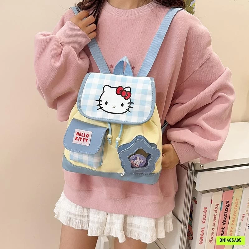 BALO KITTY XANH MINI