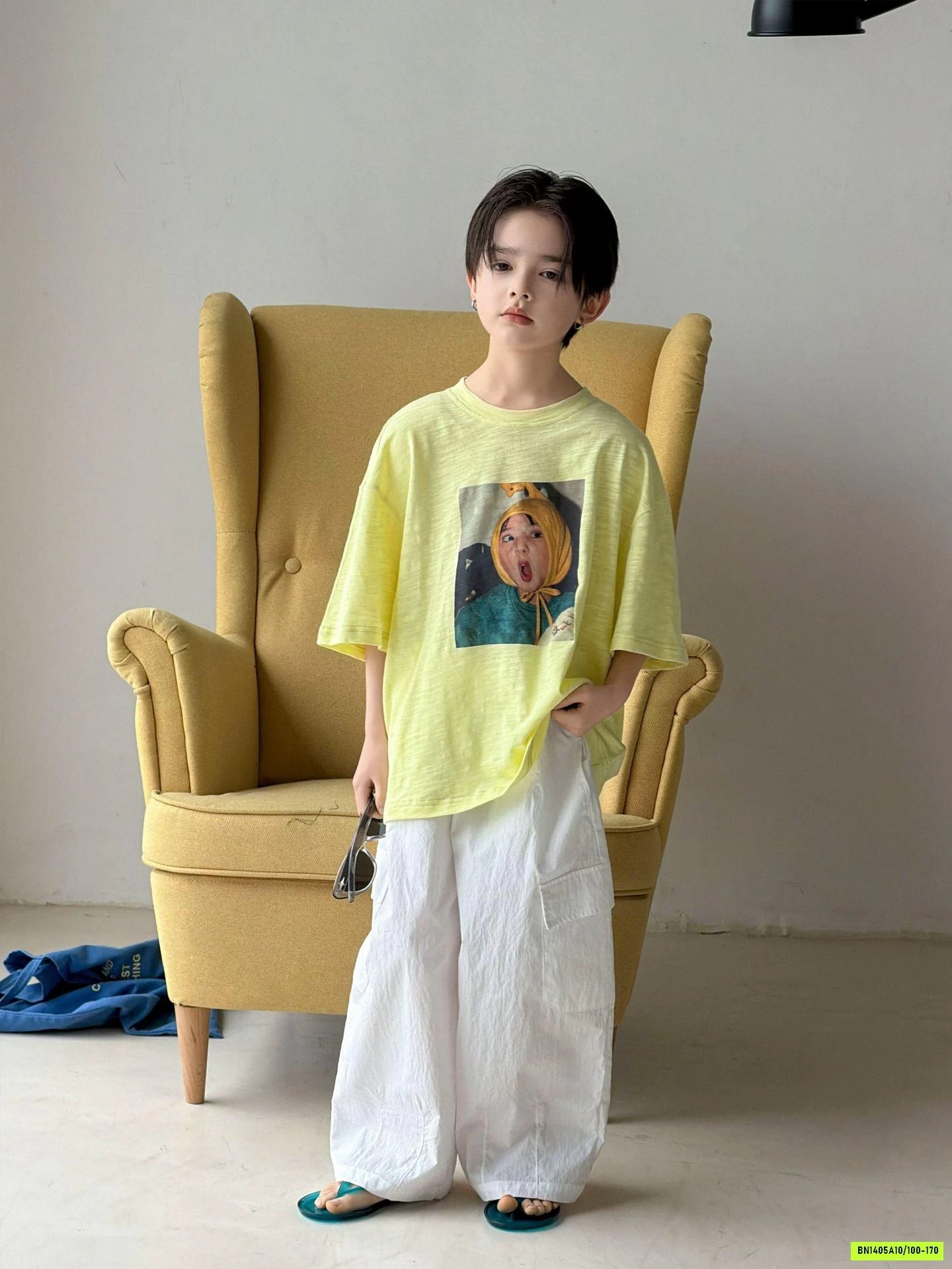 ÁO THUN XƯỚC VÀNG IN HÌNH