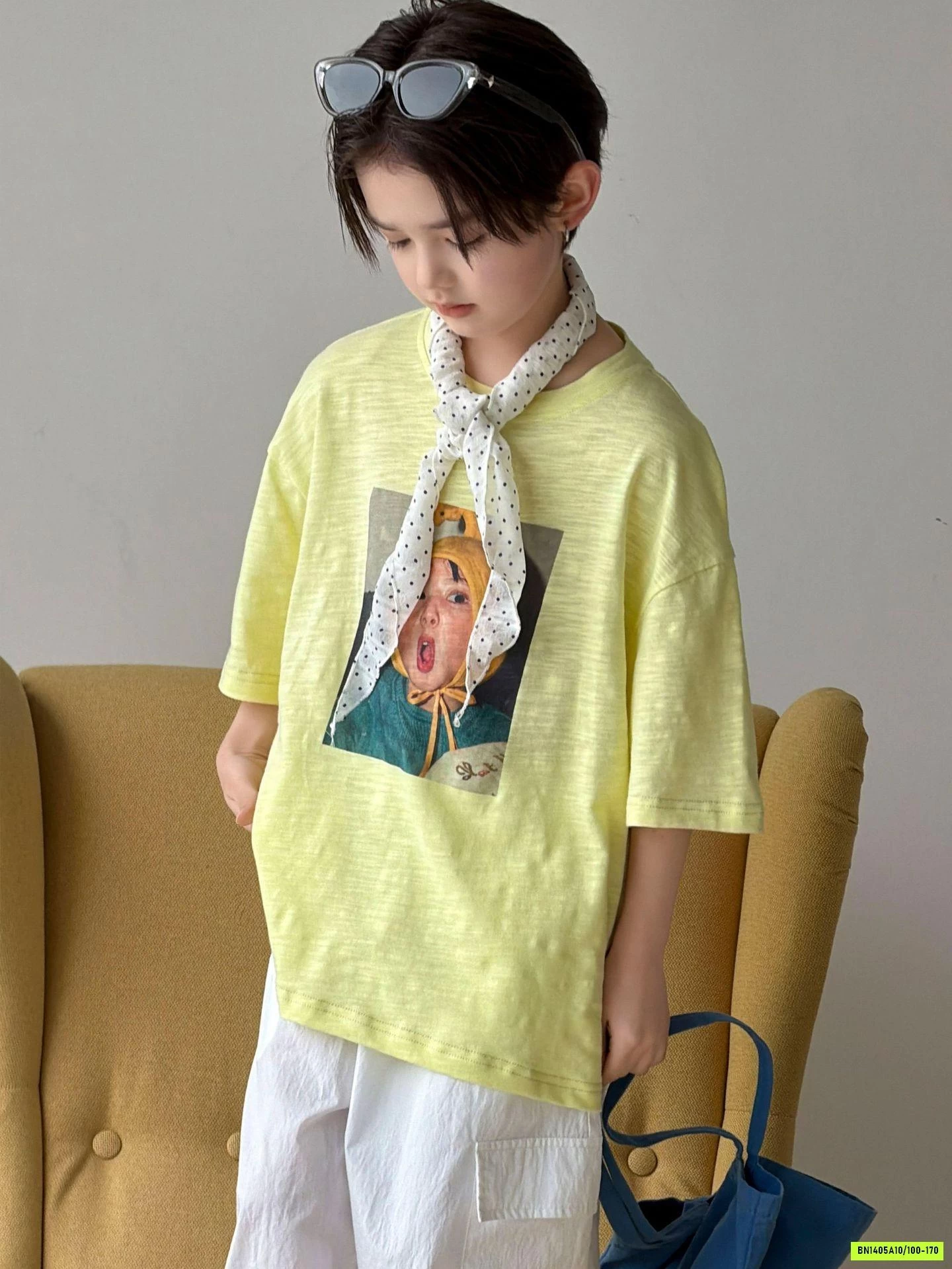 ÁO THUN XƯỚC VÀNG IN HÌNH