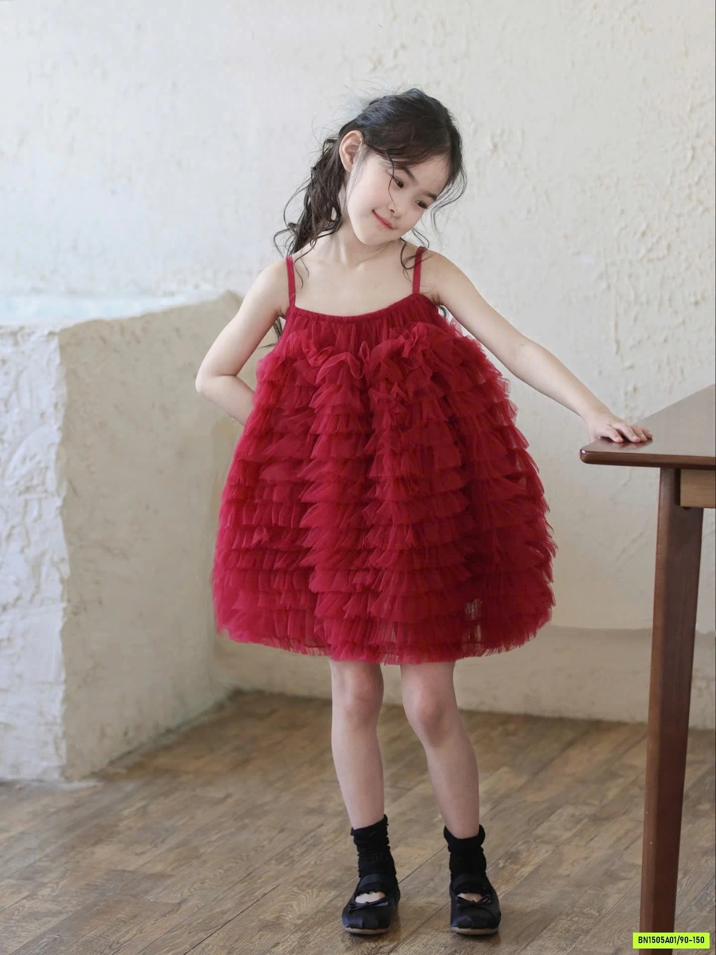VÁY 2 DÂY ĐỎ TUTU CAO CẤP