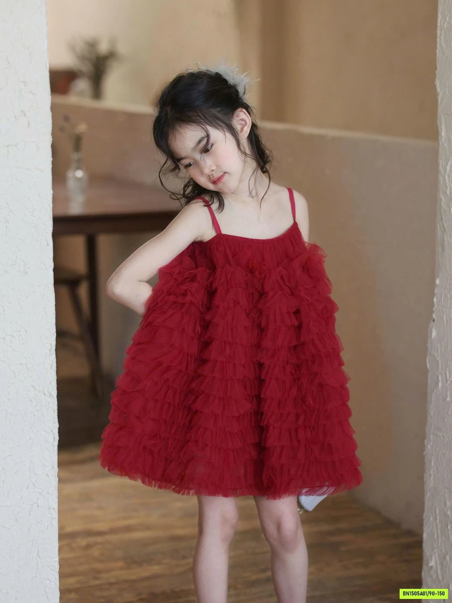 VÁY 2 DÂY ĐỎ TUTU CAO CẤP