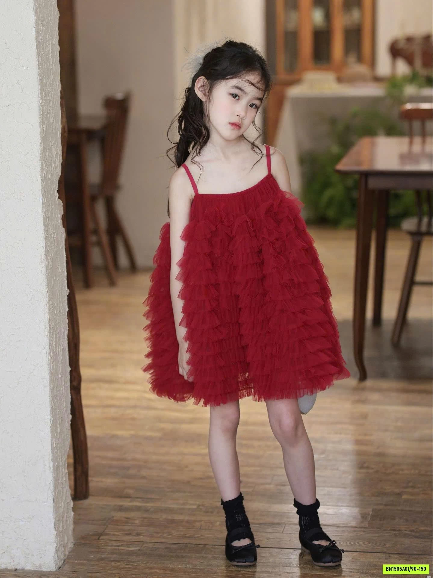 VÁY 2 DÂY ĐỎ TUTU CAO CẤP
