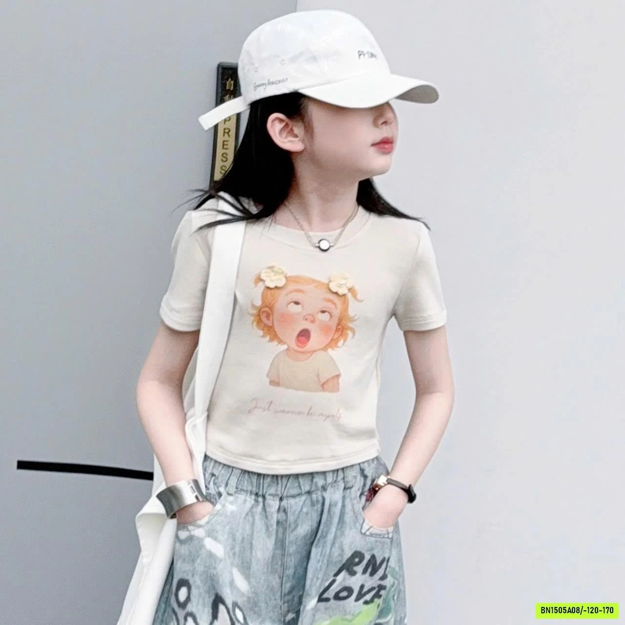 CROPTOP MIX QUẦN SUÔNG IN THÚ CƯNG