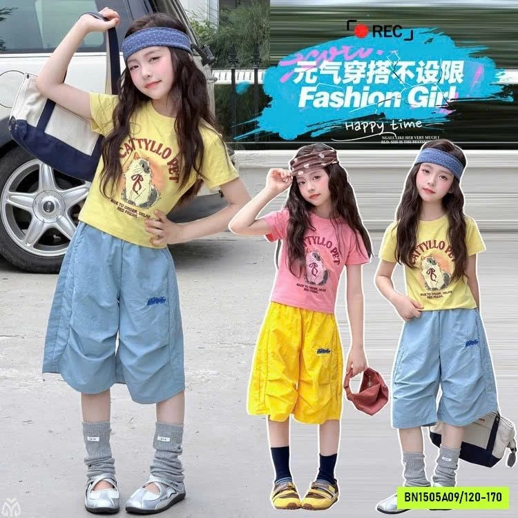 SÉT CROPTOP MIX QUẦN LỬNG SẮC MÀU