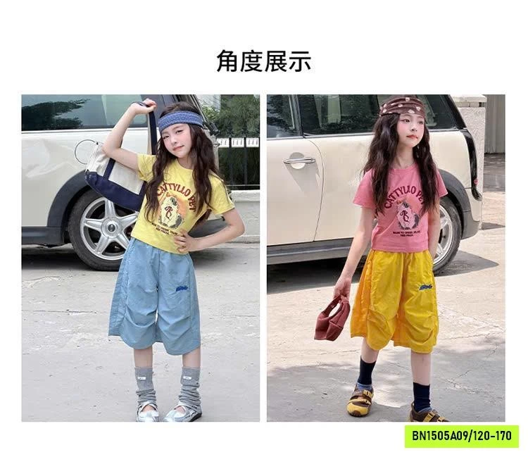 SÉT CROPTOP MIX QUẦN LỬNG SẮC MÀU