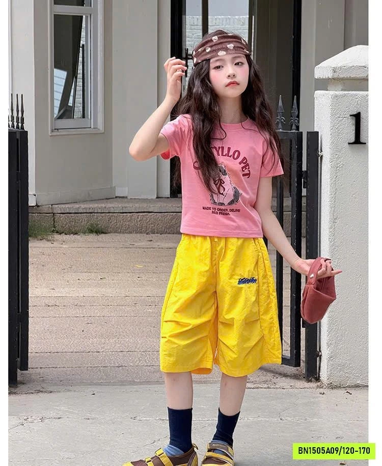 SÉT CROPTOP MIX QUẦN LỬNG SẮC MÀU