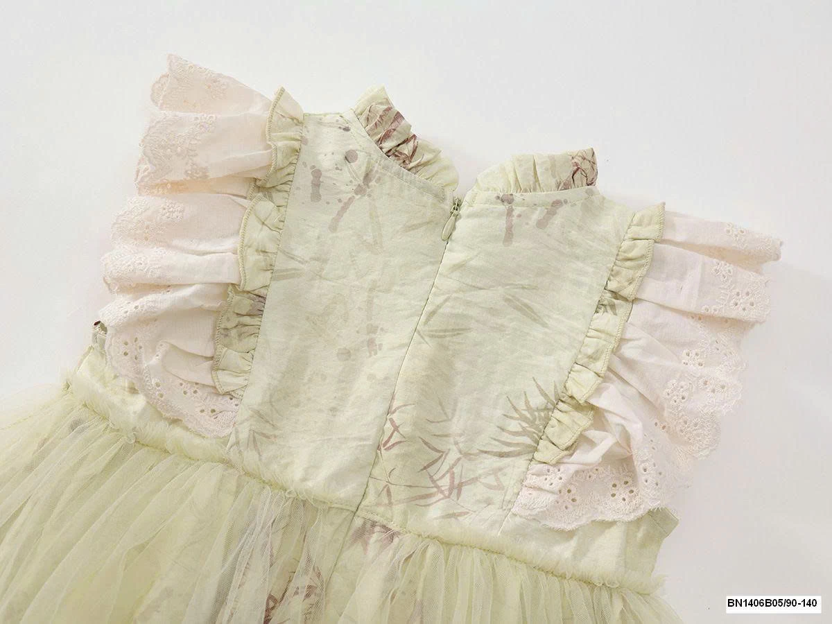 ĐẦM XANH CÁNH TIÊN MIX VOAN  PREMIUM.ICON