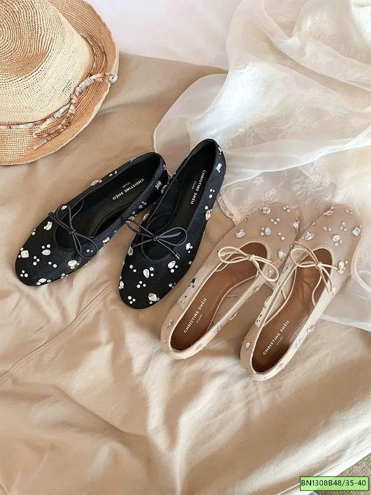 GIÀY BỆT LƯỚI ĐÍNH ĐÁ