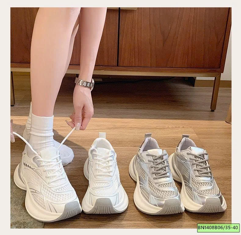 GIÀY SNEAKER PHA LƯỚI