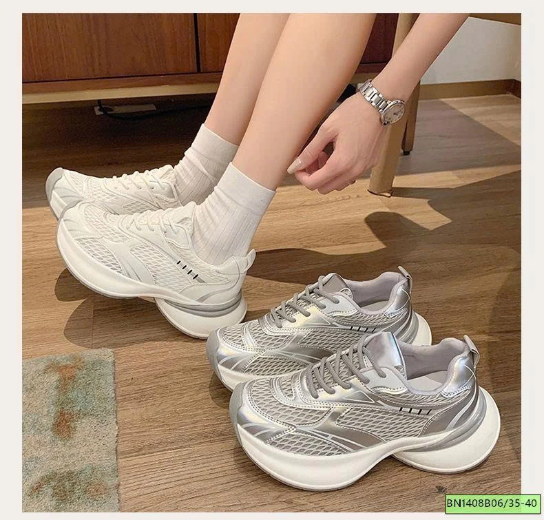 GIÀY SNEAKER PHA LƯỚI