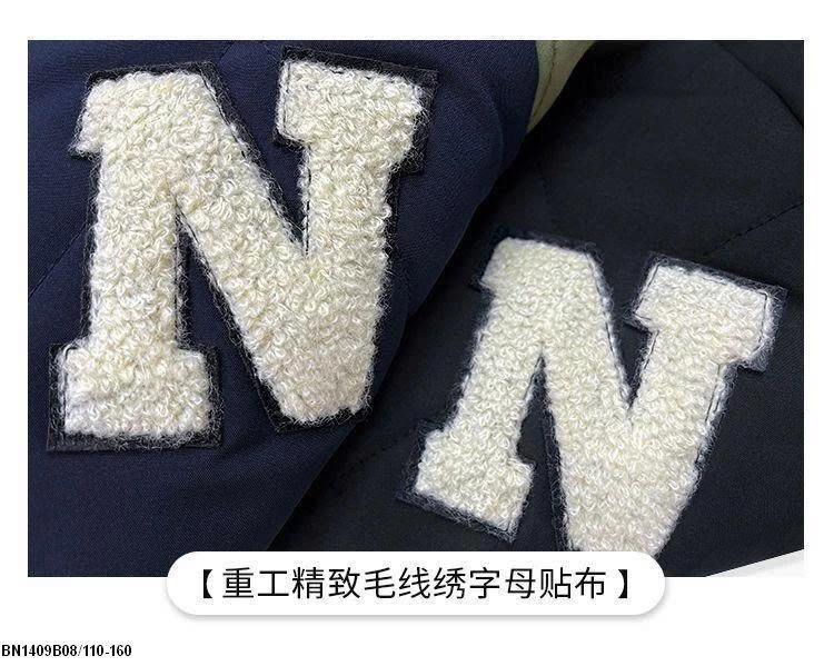 ÁO KHOÁC BOMBER CHỮ N PHỐI MÀU