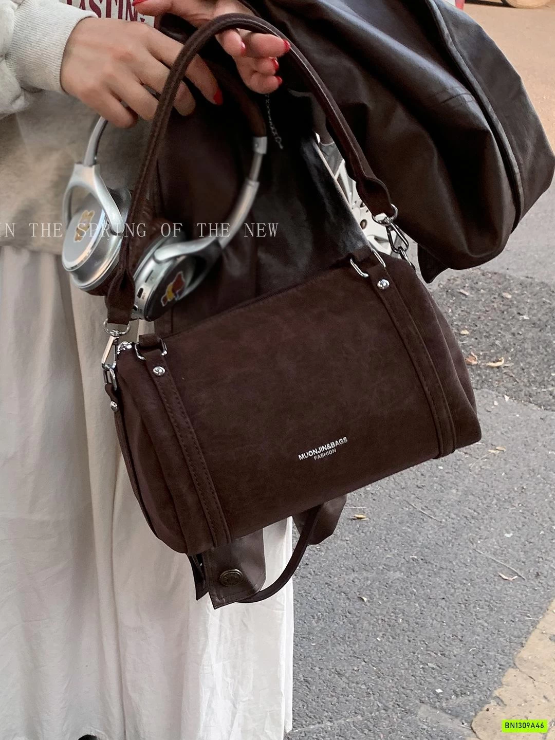 TÚI TRỐNG ĐEO VAI VINTAGE