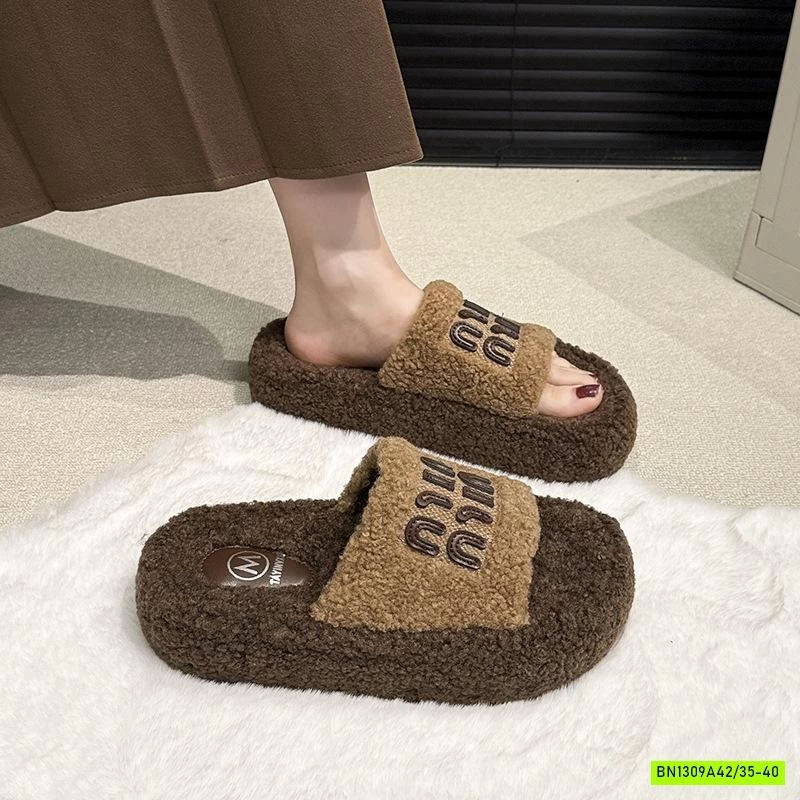 DÉP LÔNG ĐẾ BÁNH MÌ MIU MIU