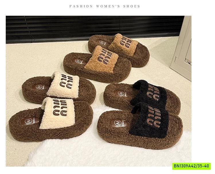 DÉP LÔNG ĐẾ BÁNH MÌ MIU MIU