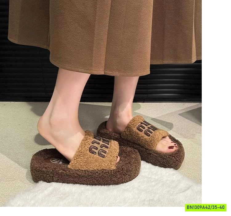 DÉP LÔNG ĐẾ BÁNH MÌ MIU MIU