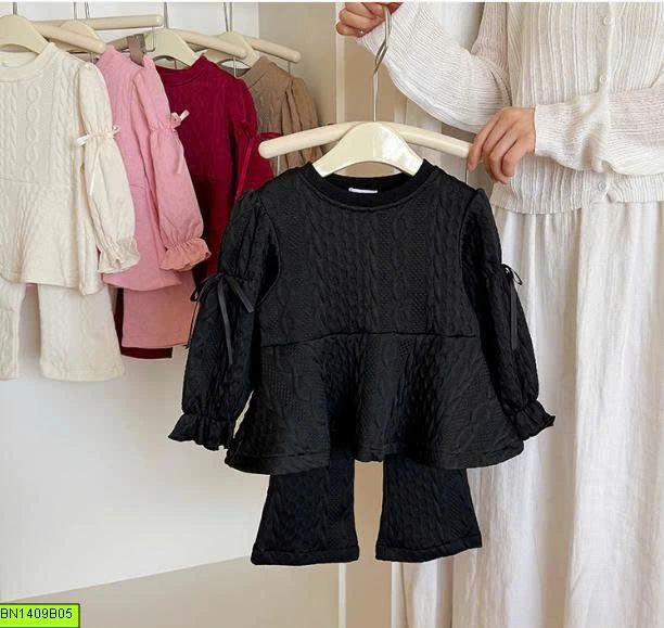 BỘ DỆT KIM 2 MÓN CUTE CHO BÉ GÁI