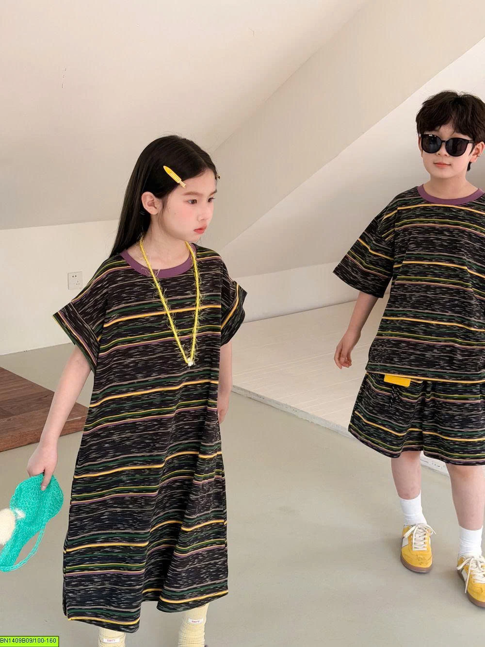 SET ĐÔI KẺ TONE XÁM ĐEN- KẺ VÀNG