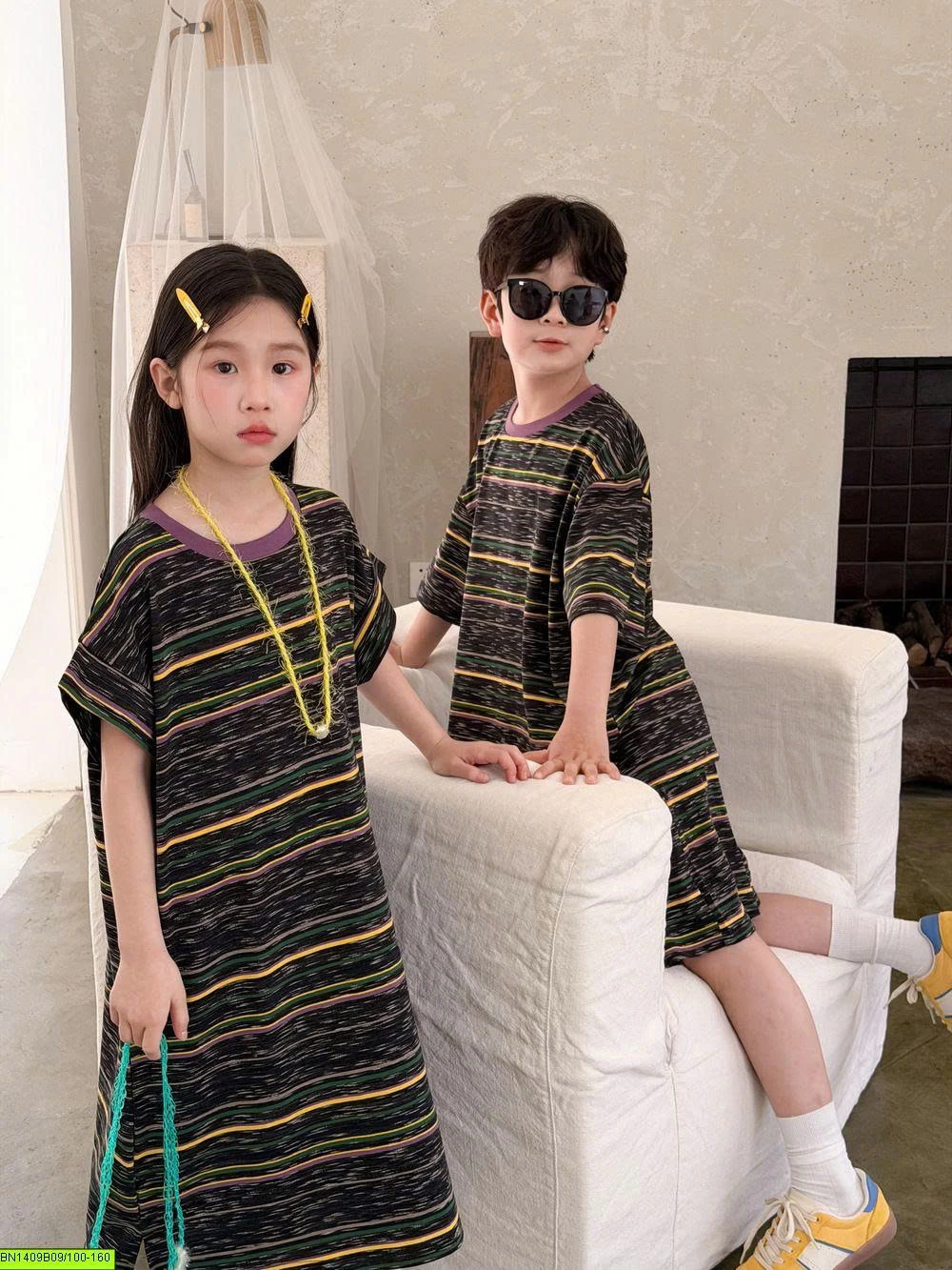 SET ĐÔI KẺ TONE XÁM ĐEN- KẺ VÀNG