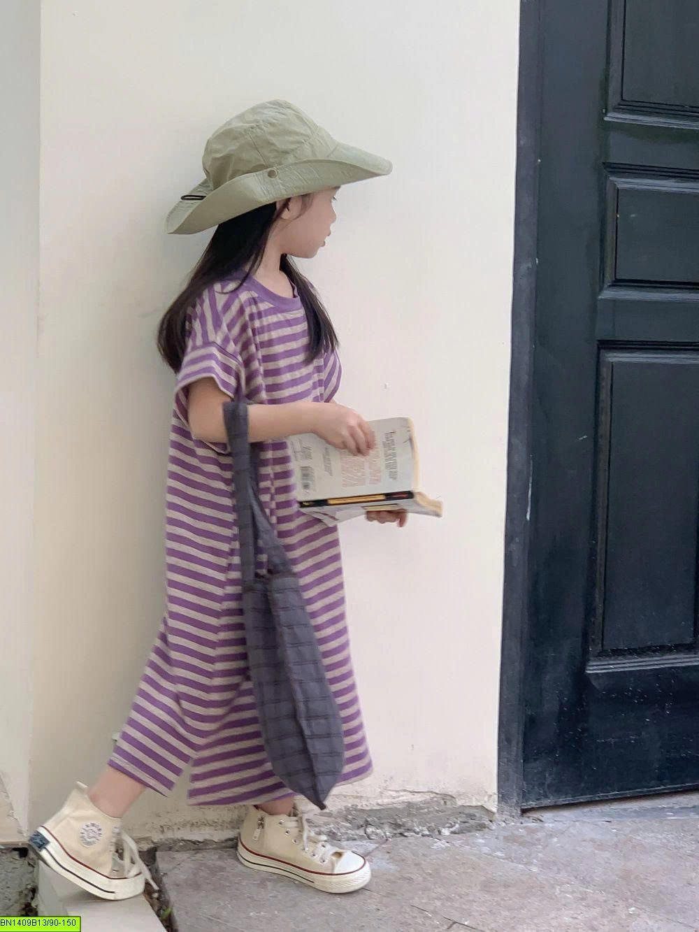 SET ĐỒ ĐÔI  TÍM KẺ NGANG