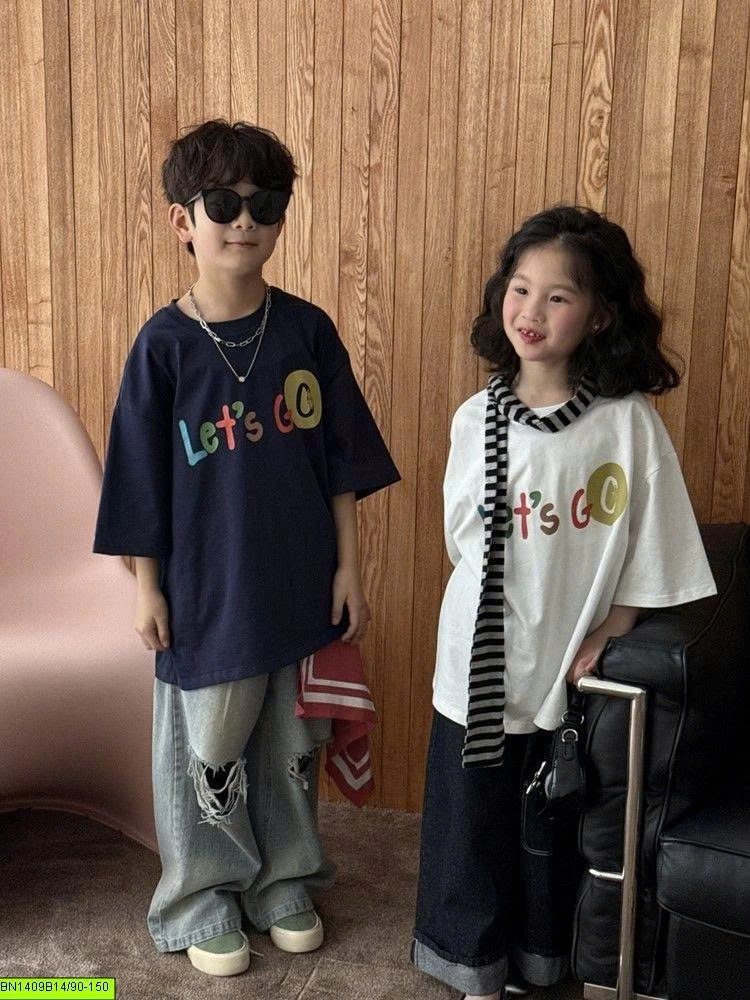 ÁO PHÔNG CHỮ LET'S GO