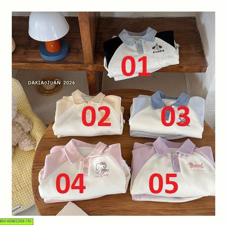BỘ NỈ PPOLO PHỐI MÀU