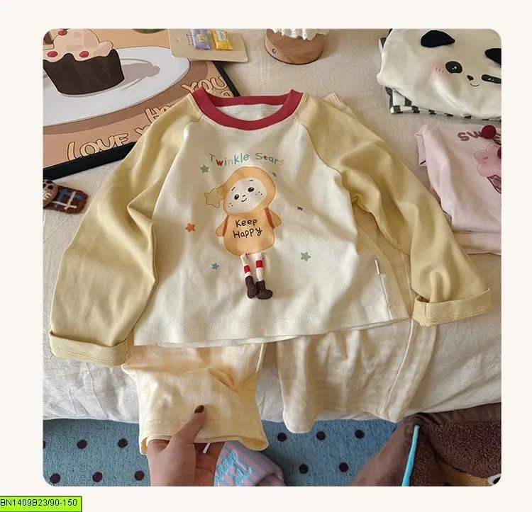 BỘ COTTON HOẠT HÌNH MẶC NHÀ