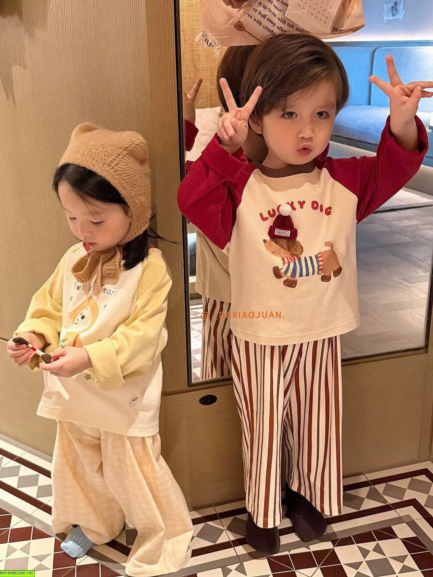 BỘ COTTON HOẠT HÌNH MẶC NHÀ