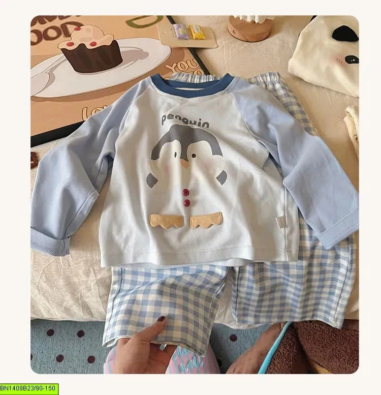 BỘ COTTON HOẠT HÌNH MẶC NHÀ