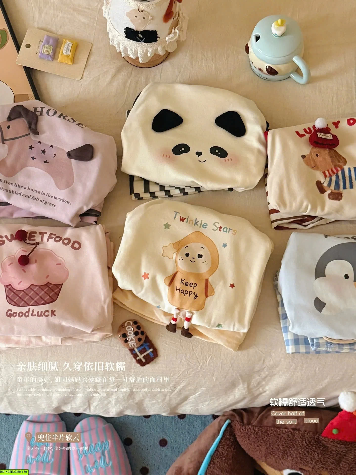 BỘ COTTON HOẠT HÌNH MẶC NHÀ