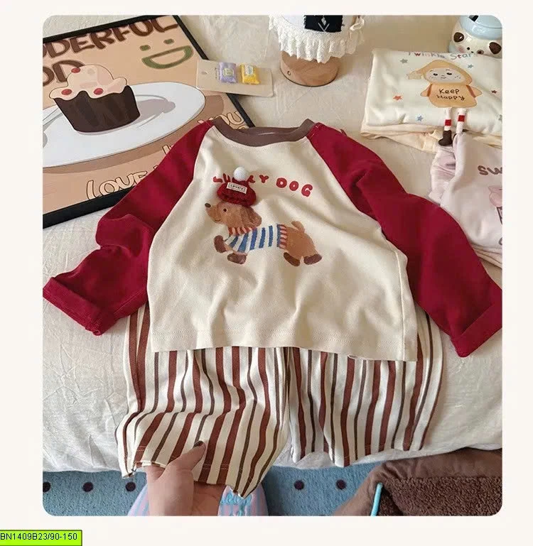BỘ COTTON HOẠT HÌNH MẶC NHÀ