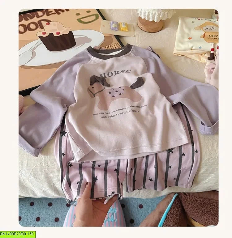 BỘ COTTON HOẠT HÌNH MẶC NHÀ
