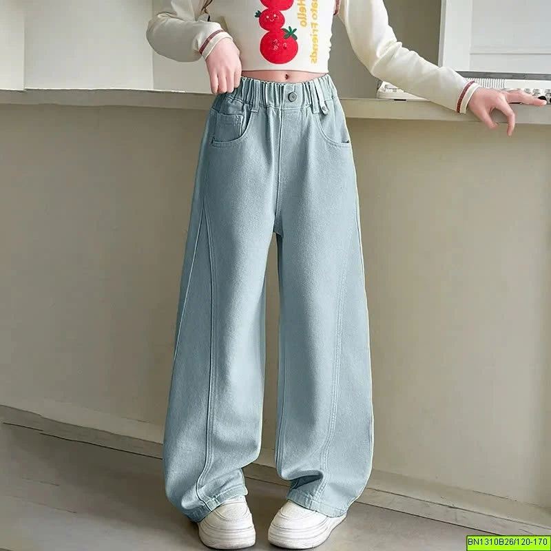 QUẦN JEAN ỐNG RỘNG BÉ GÁI
