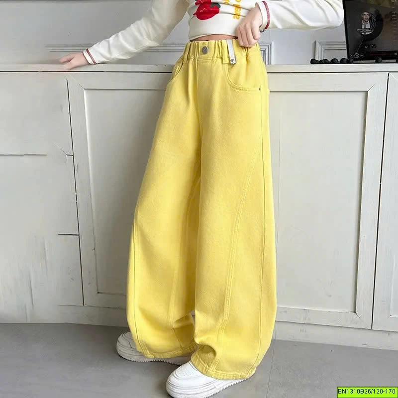 QUẦN JEAN ỐNG RỘNG BÉ GÁI
