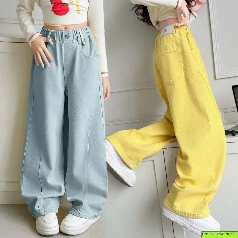 QUẦN JEAN ỐNG RỘNG BÉ GÁI
