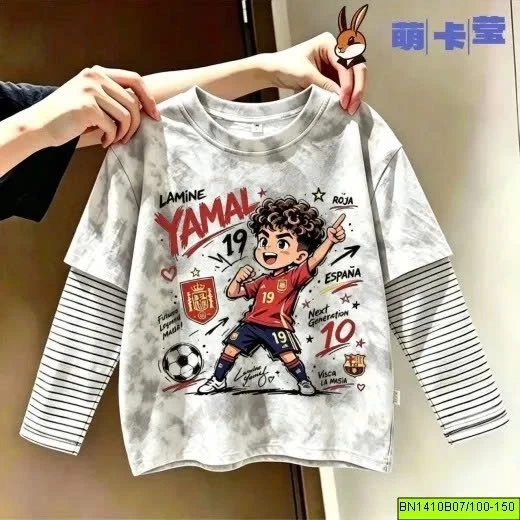 Áo fan bóng đá cho bé trai