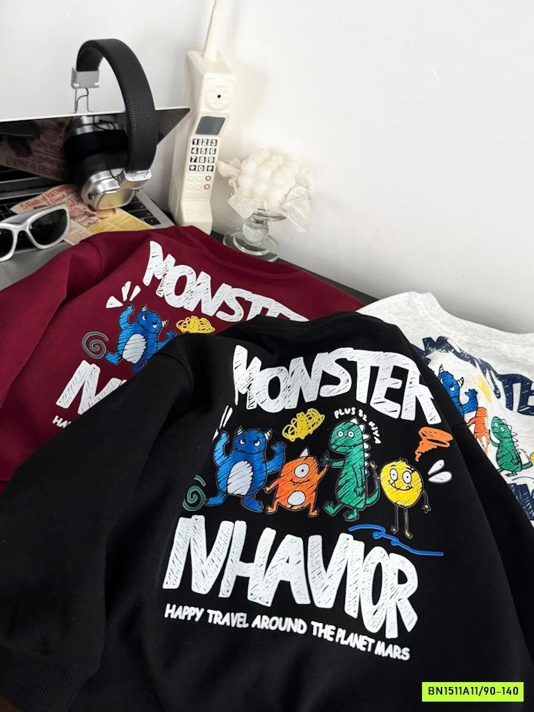 ÁO NỈ IN HÌNH LƯNG