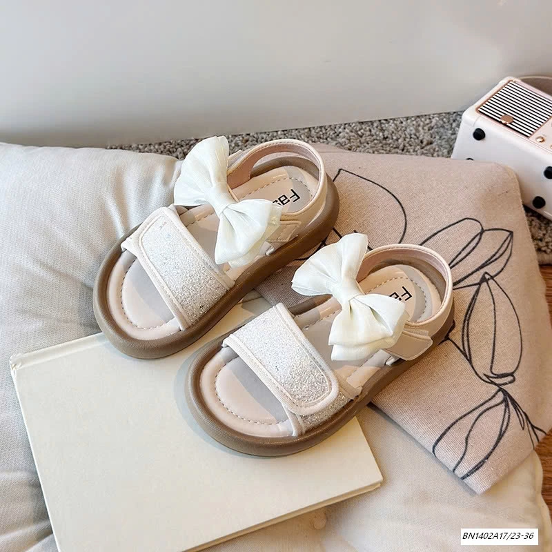 SANDAL LẤP LÁNH QUAI NƠ