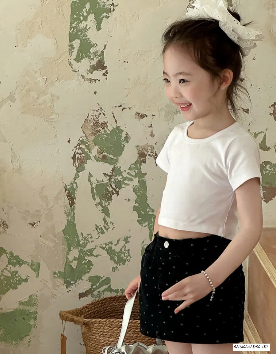 CROPTOP NGẮN TAY BASIC