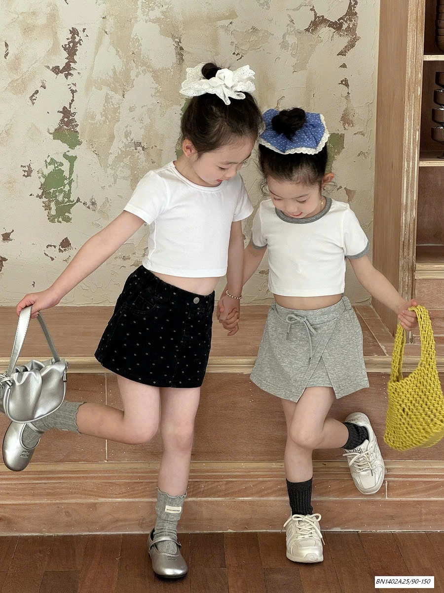 CROPTOP NGẮN TAY BASIC