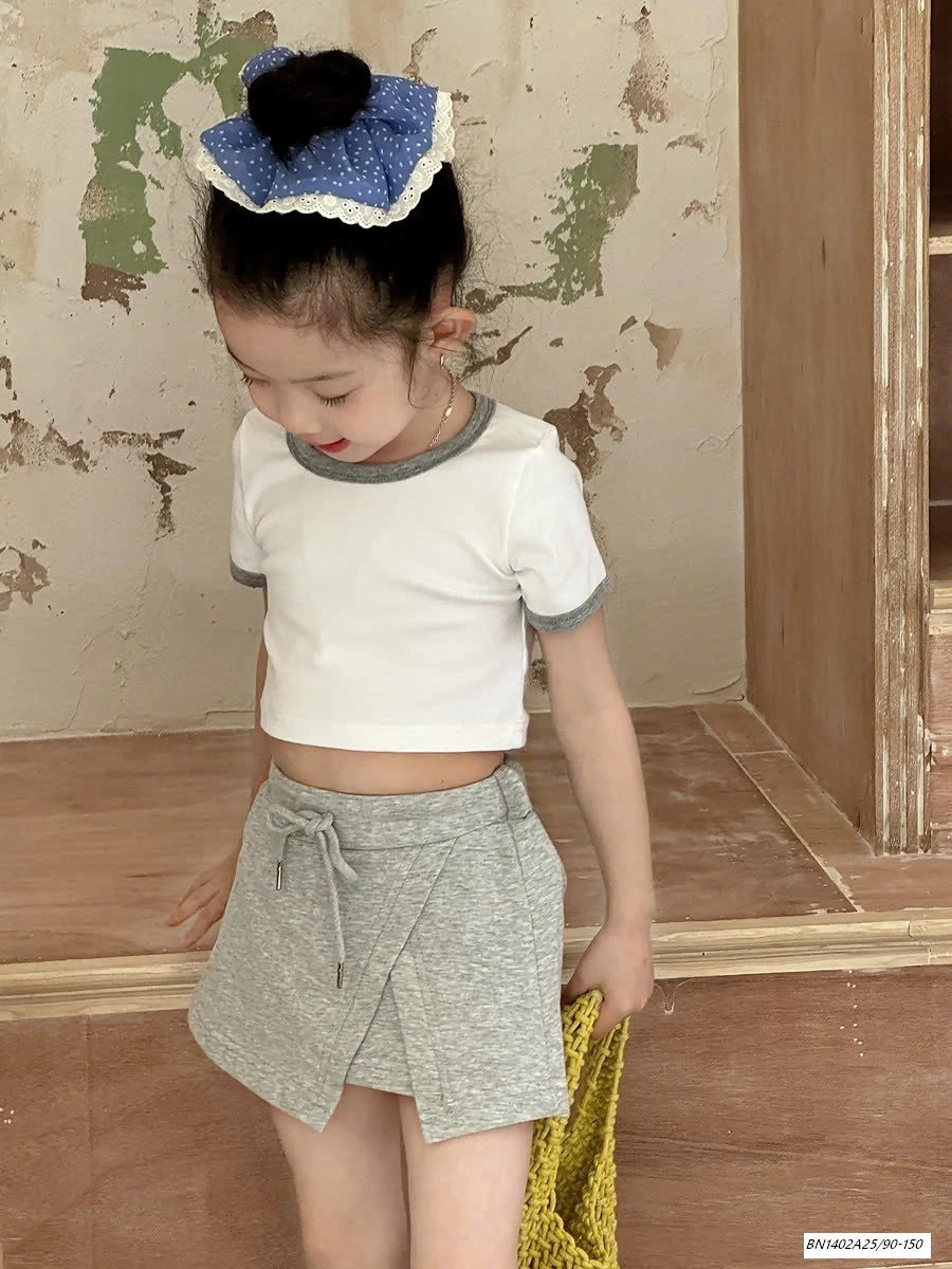 CROPTOP NGẮN TAY BASIC