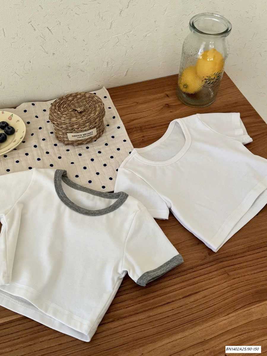 CROPTOP NGẮN TAY BASIC