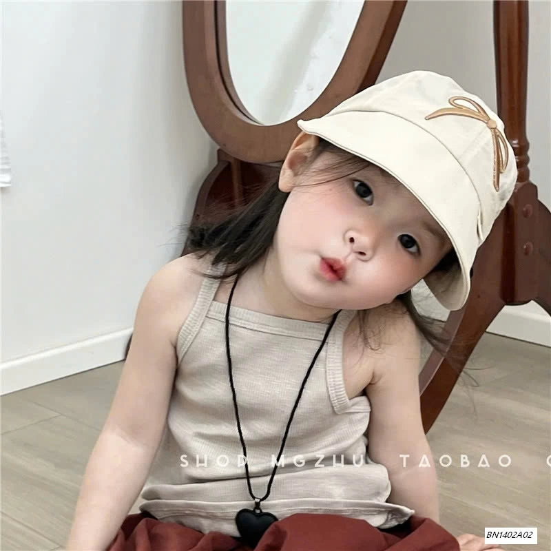 MŨ CHỐNG NẮNG THÊU NƠ