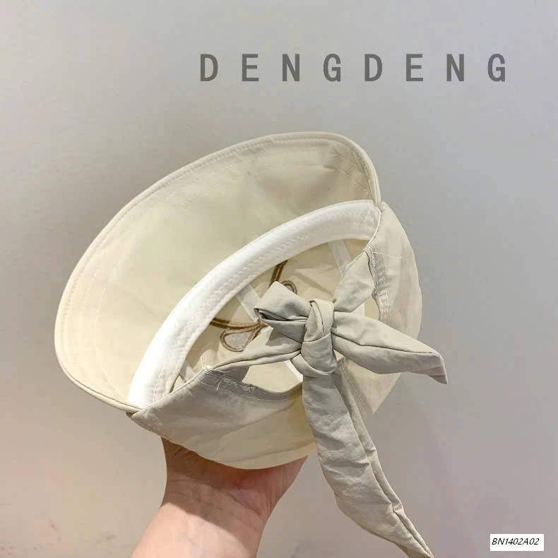 MŨ CHỐNG NẮNG THÊU NƠ