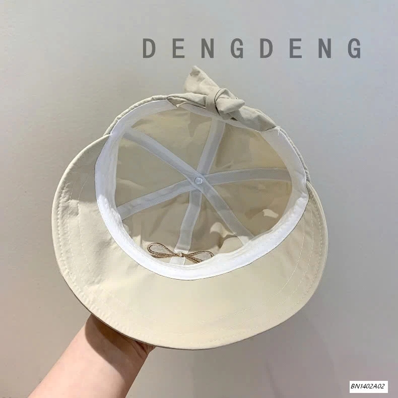 MŨ CHỐNG NẮNG THÊU NƠ