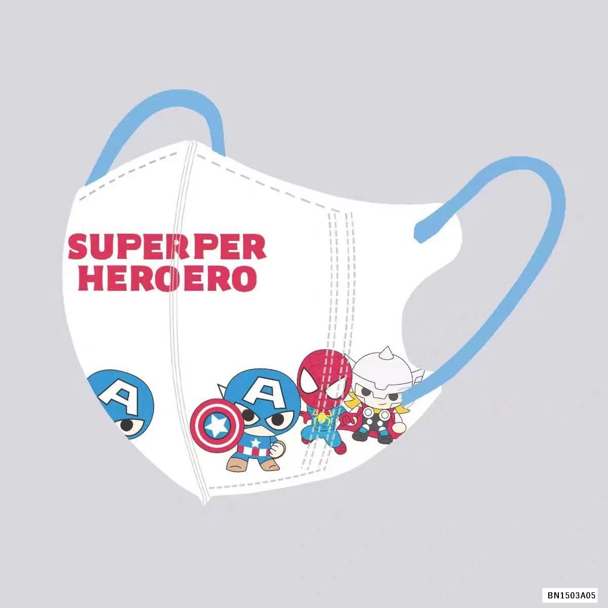 SET 50C KHẨU TRANG 3D SIÊU NHÂN