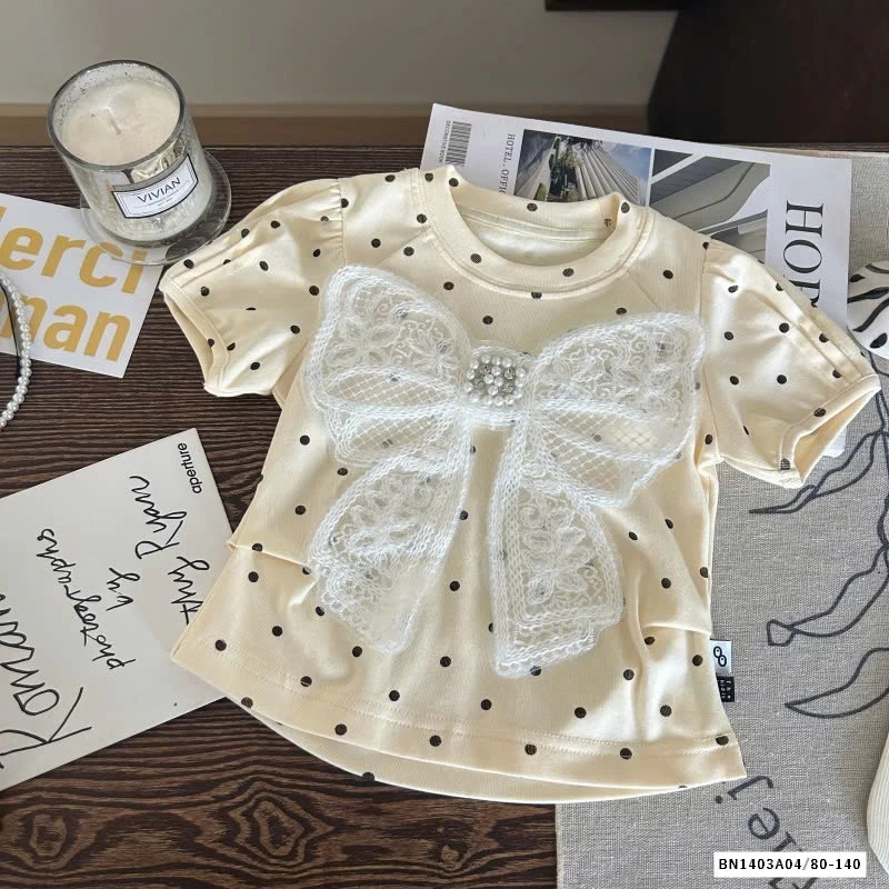 ÁO VÀNG NƠ MIX QUẦN VÁY TRẮNG